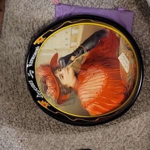 Vintage reproduction Coca Cola lady tray (1908/1987)